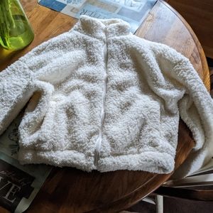 Garage full zip coat off white